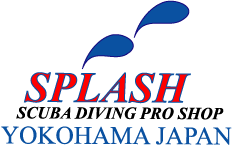 Diving school splashing Yokohama logo 